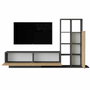 Hanah Home For1-Sa Soporte para TV Natural y Antracita